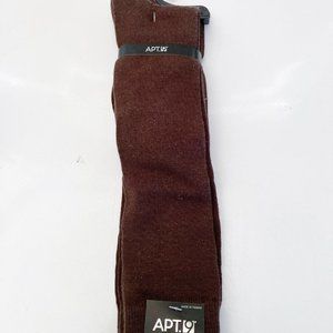 NEW Apt. 9 Womens 2 Pair Knee High Socks Dark Brown NWT